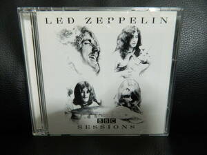 (8)　 LED ZEPPELIN　　/ 　BBC SESSIONS　　　日本盤　 　２枚組　 　ジャケ、日本語解説 経年の汚れあり