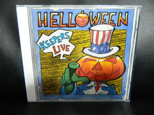 (43)　 HELLOWEEN　　/　 　KEEPERS LIVE　　　 日本盤　 　　帯汚れ、ジャケ傷み、経年の汚れあり