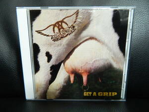 (6)　 AEROSMITH　　 /　　GET A GRIP　　　日本盤　 　 ジャケ、日本語解説 経年の汚れあり