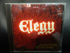 (14)　 ELEGY　　/　 LABYRINTH OF DREAMS　　 　日本盤　 　 ジャケ、経年の汚れあり