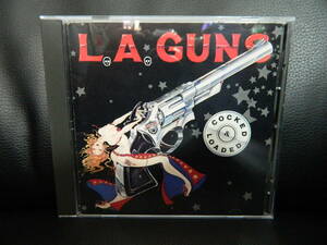 (3)　 L.A. GUNS　　　/　　COCKED　　&　　LOADED　　 　輸入盤　 　　　ジャケ、経年の汚れあり