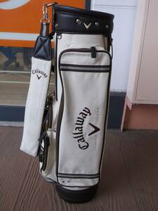 【税込】1円スタート！！ 希少☆ 限定 良好 Callaway キャディバッグ 8.5型 3.5㎏ 帆布