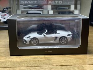 【MINICHAMPS】ポルシェ特注 1/43 718 spyder white スパイダー PORSCHE ミニチャンプス