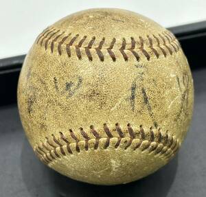 [D2290SS] Hanshin Tigers Yoshida . man direction autograph ball baseball ball Baseball collection 