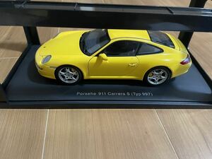 海外の方も　オートアート社製　６代目ポルシェ911　997型　カレラS　1/18スケール　ダイキャスト製ミニカー