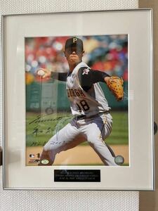  abroad. person . mulberry rice field genuine .MLB Pirates with autograph photo 2007 year 19/20