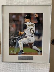  abroad. person . mulberry rice field genuine .MLB Pirates with autograph photo 2007 year 7/18