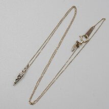 カシケイ KASHIKEY ネイキッド ペンダント ネックレス K18BG ダイヤ 0.30ct 45cm レディース 中古 美品 [質イコー]_画像3