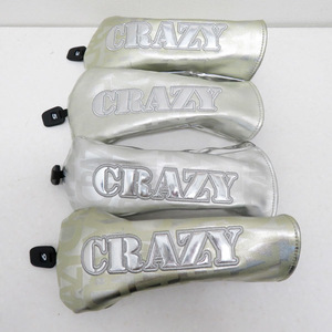 クレイジー ゴルフ CRAZY ヘッドカバー FW フェアウェイウッド用 4点セット 中古 [質イコー]