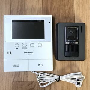 ●送料無料 動作品 Panasonic パナソニック テレビドアホン モニター親機 VL-MV50 KL・カメラ玄関子機 VL-V522L/モニター付 インターホン 