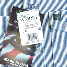 デッドストック 新品 USA製 CODET ヒッコリー ワークシャツ size XS_画像5