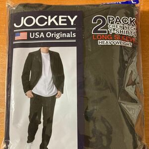 Jockey ヘビーウエイト　長袖Tシャツ　Lサイズ 2枚　黒色