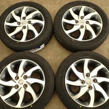 夏 新品 2023年製 4本SET 会社宛 送料無料 155/65R14×4.5J 75S グッドイヤー EfficientGrip ECO EG01 日産純正 アルミ ルークス NO,D3785_画像4