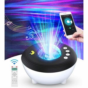 スタープロジェクターライト LEDライト音楽スピーカー搭載 Alexa対応