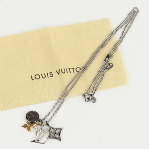 中古良品ルイ ヴィトンLOUIS VUITTON LV インスティンクト メタル　ネックレス M00521 RM0273　シルバー系　 ランク：A us-2 レディース