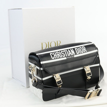 中古良品ディオールChristian Dior ディオール キャンプ スモールバッグ レザー M1243ODDD M911 ブラック系 ランク：A us-2_画像1