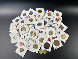 海外コイン 近代古銭 各国色々未選別 銅貨 黄銅貨 71枚お纏め コレクター放出品 完全売切り