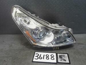 スカイライン DBA-V36 右ヘッドライトASSY 250GT タイプP KH3 コイト 100-63861 HID バルブ欠品 36188