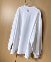 S.F.C / SUPER BIG FLAT LS TEE / WHITE / size XL / MADE IN JAPAN / STRIPE FOR CREATIVE ビック サイズ Tシャツ ロングスリーブ_画像6