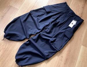 BEAMS / Balloon Cargo Pants / NAVY / S / BEAMS HEART ビームス ドライタッチ リップストップ バルーン カーゴ パンツ ワイドシルエット