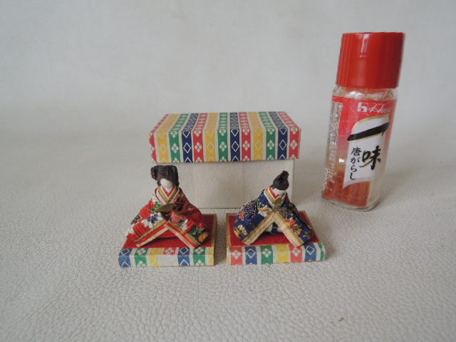H / Doll's Festival Hina Dolls Mame Dolls Mame Hina Japanese Paper Dolls with Wooden Base Miniature Dolls Imperial Prince Decoration Emiri Dolls Hina Dolls in Special Case, season, Annual event, Doll's Festival, Hina doll