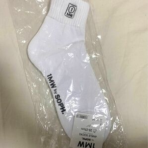 新品未使用　1MW by SOPH. ANKLE SOCKS アンクルソックス　25-27cm オフホワイト　GU