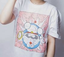 【完売品】Mサイズ 新品 ドラえもん のび太 チクタクボン ワッペン Tシャツ コミック 藤子F不二雄 ライセンス品 マンガ 藤子不二雄 原作 a_画像1