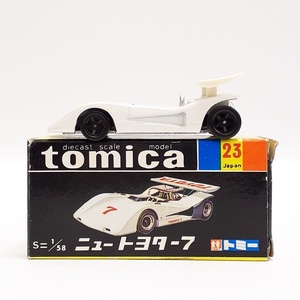 (完全現状品) TOMY トミカ 黒箱 23 ニュー トヨタ -7 日本製 当時物 No.23 NEW TOYOTA tomica 詳細不明 (ジャンク扱い) ※o8