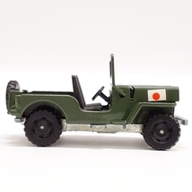 (完全現状品) TOMY トミカ 黒箱 25 三菱 ジープ J3R 自衛隊 日本製 当時物 No.25 MITSUBISHI tomica 詳細不明 (ジャンク扱い) ※o10_画像7