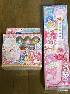 バンダイ キラキラ☆プリキュアアラモード まぜまぜ変身! スイーツパクトDX くるくるチャージキャンディロッド セット BANDAI 