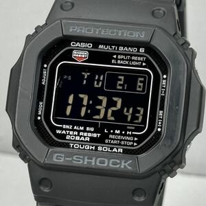 良品 CASIO G-SHOCK GW-M5610-1BJF タフソーラー 電波受信 電波ソーラー マルチバンド6 スクウェア ブラック スピード 反転液晶 オリジン 