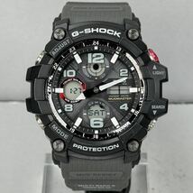 美品 G-SHOCK GWG-100-1A8JF MUDMASTERマッドマスター タフソーラー 電波受信 電波ソーラー マルチバンド6 ブラック グレー アナデジ_画像5