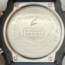 極美品 箱説付G-SHOCK GR-B100-1A2JF GRAVITYMASTER グラビティマスター Bluetooth搭載モバイルリンク アナデジ ブラック ブルー 反転液晶_画像8