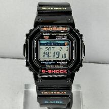 未使用同様極美品 箱説付G-SHOCK GWX-5600-1JF G-LIDE Gライド タフソーラー電波受信 電波ソーラー マルチバンド6 ブラック 月齢表示_画像5