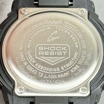 美品 G-SHOCK GAW-100B-1AJF タフソーラー 電波受信 電波ソーラー マルチバンド6 アナログ/デジタルコンビ アナデジ ブラック 反転液晶_画像8