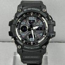 極美品 G-SHOCK GSG-100-1A MUDMASTERマッドマスター タフソーラー アナログ/デジタル アナデジ ブラック 反転液晶 ダブルイルミネータ_画像5