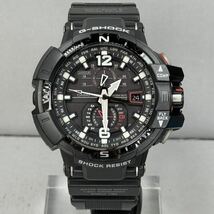 美品 G-SHOCK GW-A1100-1AJF グラビティマスター タフソーラー 電波受信 電波ソーラー マルチバンド6 ブラック 方位計 サファイアガラス_画像5