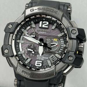 極美品 G-SHOCK GPW-1000-1BJF グラビティマスター タフソーラー 電波受信 GPSハイブリッド電波ソーラー マルチバンド6 ブラック アナログ