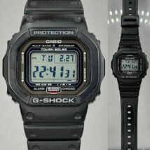 美品 G-SHOCK GW-5000-1JF タフソーラー 電波受信 電波ソーラー マルチバンド6 ブラック スクウェア スクリューバック ELバックライト_画像3