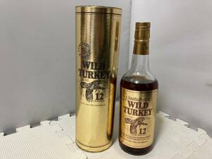 WILD TURKEY ワイルドターキー 12年 ゴールドラベル バーボン ウイスキー 古酒 50.5% 750ml 未開栓