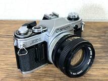 キャノン Canon AE-1　一眼レフ フィルムカメラ　FD 50mm f/1.4 S.S.C. レンズ　動作品　シャッター鳴き無し　速度変化確認　ジャンク扱い_画像3