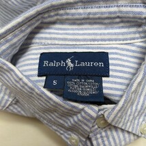 ☆FB22 Ralph Lauren ラルフローレン フォーマル 5 120 男の子 男子 長袖 シャツ ブルー ストライプ セレモニー 入園式 卒園式 入学式_画像7