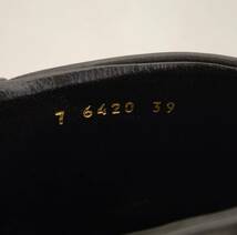 【2794】美品！ sergiorossi セルジオロッシ レザー ショートブーツ ヒール8.5cm サイズ39 箱付 靴 シューズ ブランド_画像10
