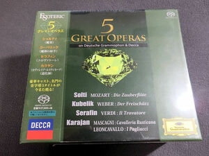 エソテリック　5グレイト・オペラズ (SACD) ESSD-90109 5 GREAT OPERAS (SACD) 絶盤　2000セット限定品　ESOTERIC