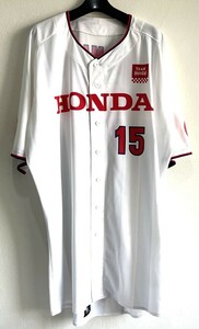 Honda硬式野球部　2022年　ユニフォーム#15　白