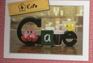 リーメント 星のカービィKirby & Words ミニチュア　食玩　ドールハウス　cafe