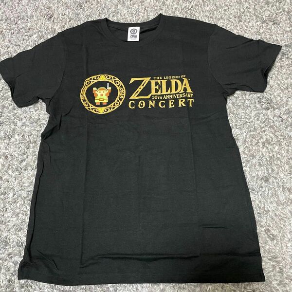 ゼルダの伝説　30周年記念コンサートオリジナル半袖Tシャツ　Mサイズ　ブラック