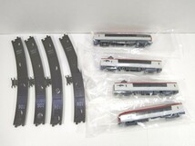 ①　253系 成田エクスプレス ZZトレイン 4両 極小鉄道模型コレクション 軌道4.8mm 2006年 バンダイ BANDAI モーター車あり_画像2