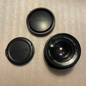 改造レンズ eマウント ヤシカエレクトロccn COLOR-YASHINON DX 1.8/35mm ソニー Sony f1.8