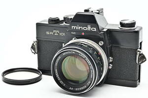 1C-047 MINOLTA ミノルタ SRT101 MC ROKKOR-PF 55mm f/1.7 一眼レフフィルムカメラ マニュアルフォーカス